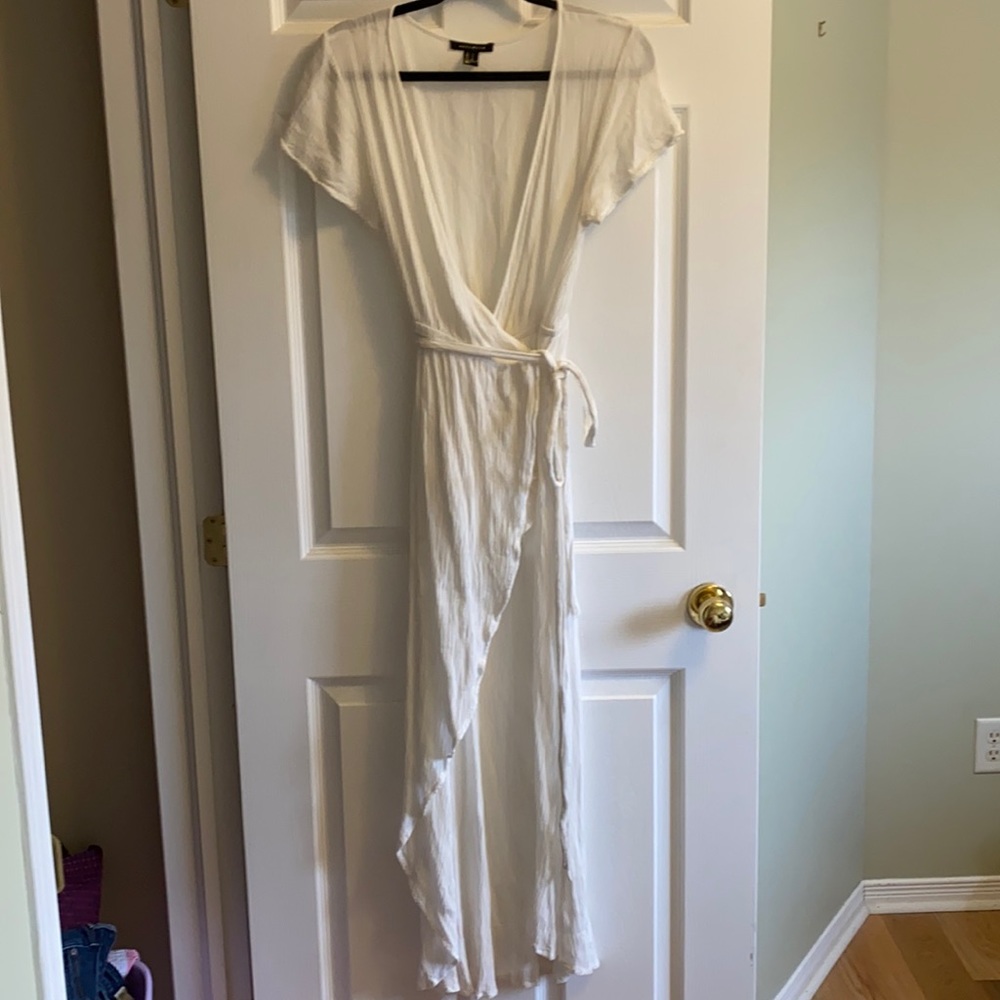White Wrap Dress